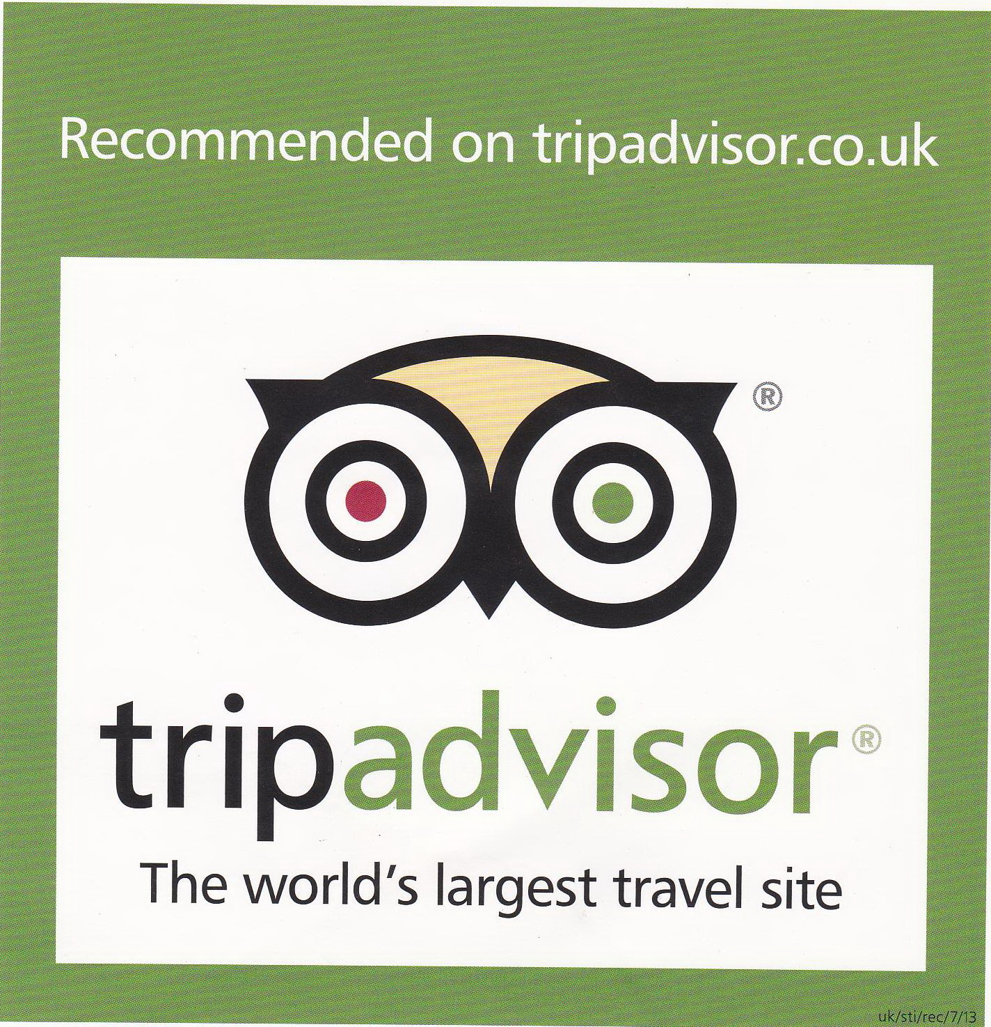 Recommended in Tripadvisor